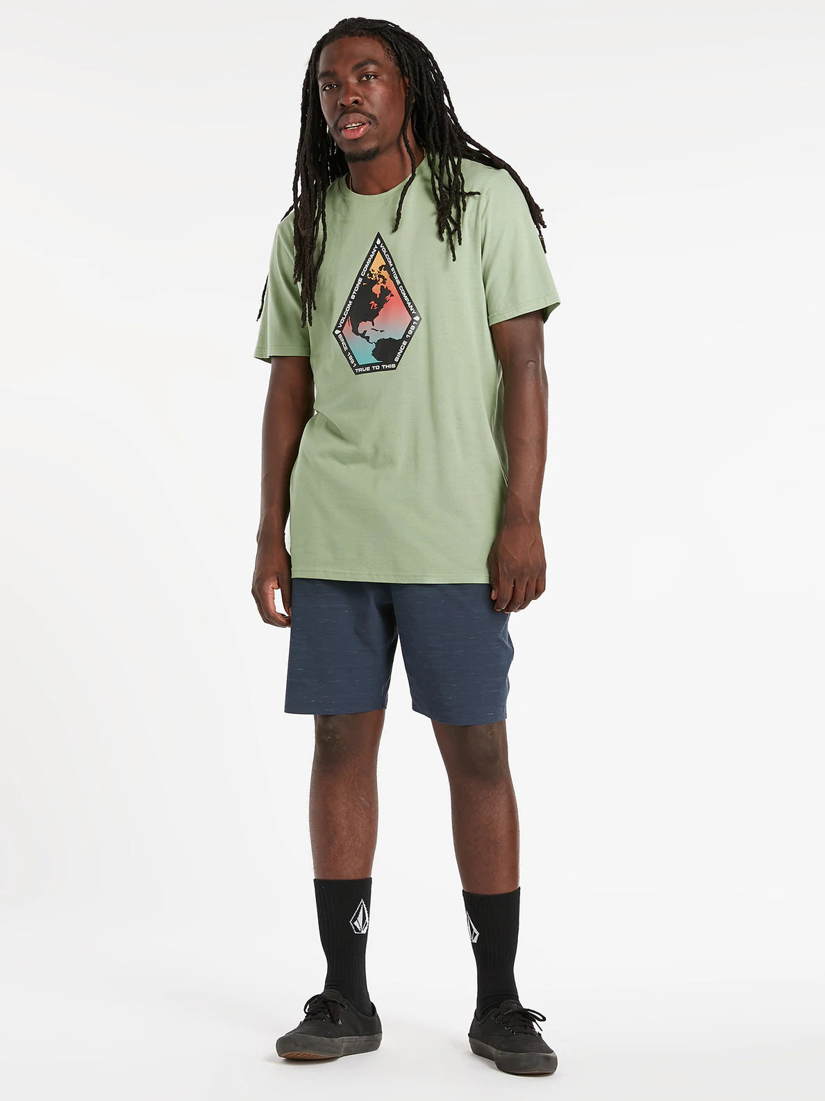 Volcom Wrecpack Hybrid 19" Mens Shorts - Navy Mens Shorts