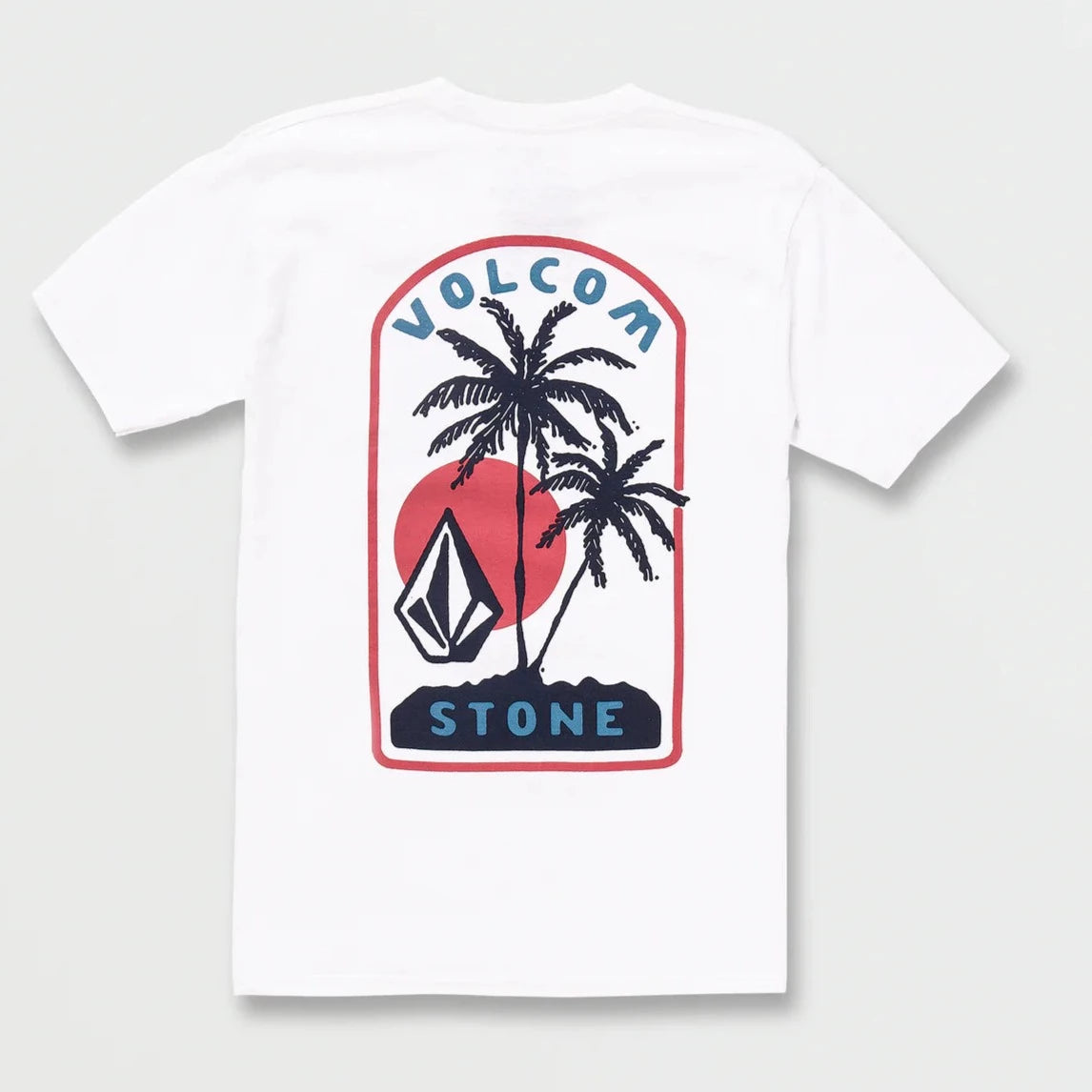 Volcom Island Dazer SS Tee Shirt - White Mens T Shirt