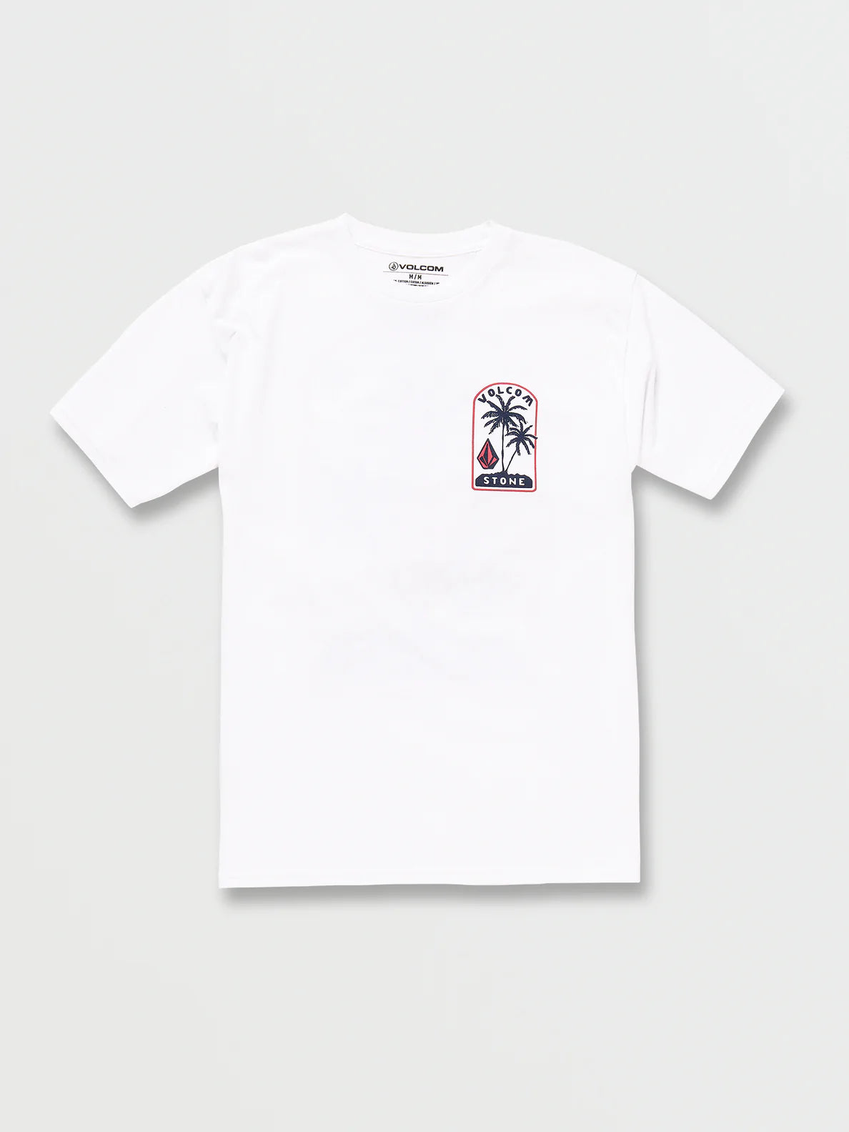 Volcom Island Dazer SS Tee Shirt - White Mens T Shirt