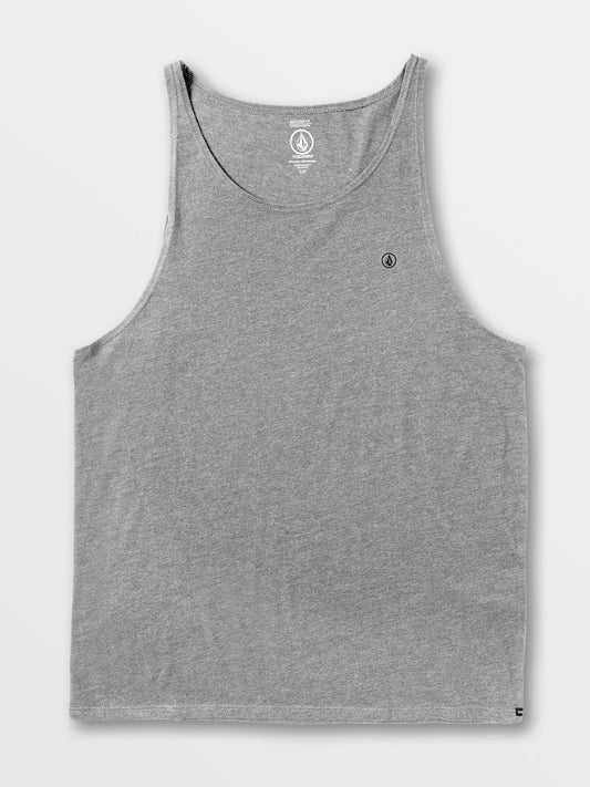Volcom Solid Heather Tank - Heather Grey Mens Tank
