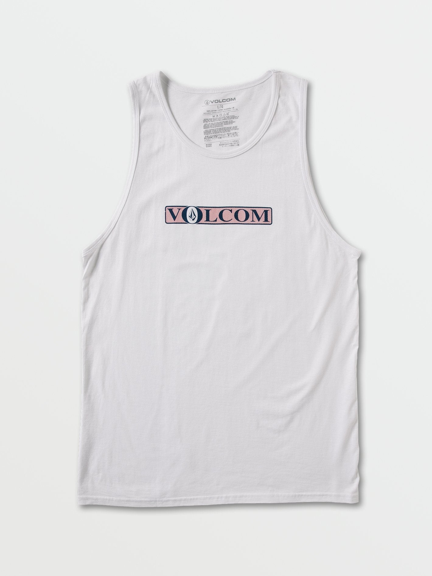 Volcom Blatter Tank Top Mens Tank XL White