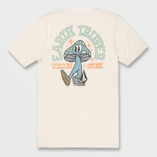 Volcom Mr Liberty Farm to Yarn SS Tee Shirt - Off White Mens T Shirt