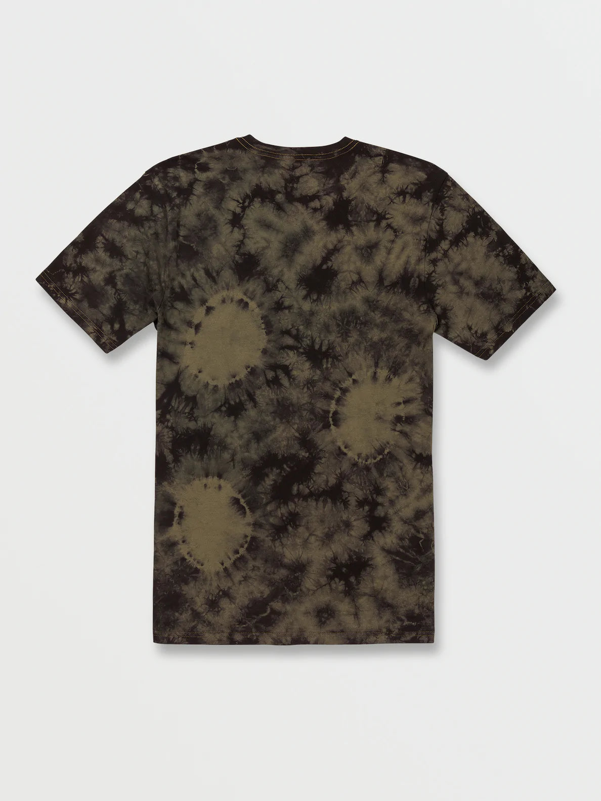 Volcom Iconic Stone Tie Dye Tee Shirt - Military Green Mens T Shirt