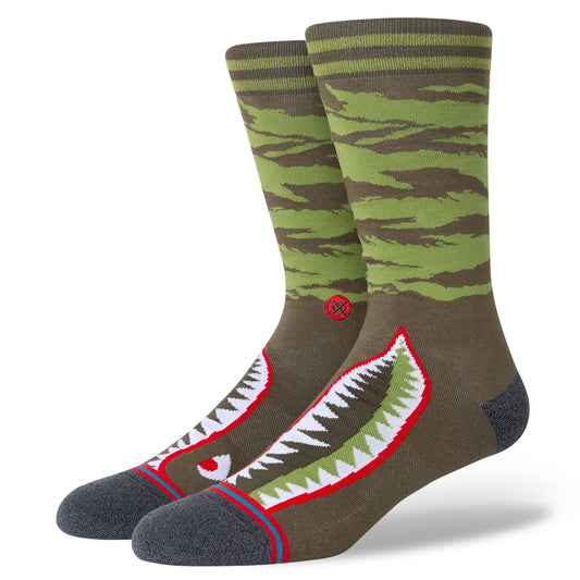 Stance Warbird Mens Socks - Olive Socks