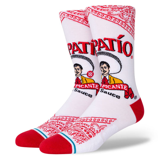 Stance Tapatio Hot Sauce Socks - White size 9 -12 Socks