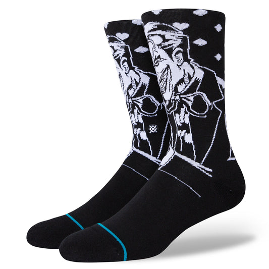 Stance Batman The Joker Crew Socks - Size Large 9-12 - Black Socks