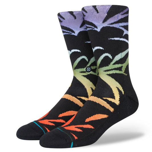 Stance Palmer Floral Crew Sock - Black Socks