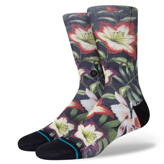Stance Variegate Socks - Size Large 9-13 - Black Socks