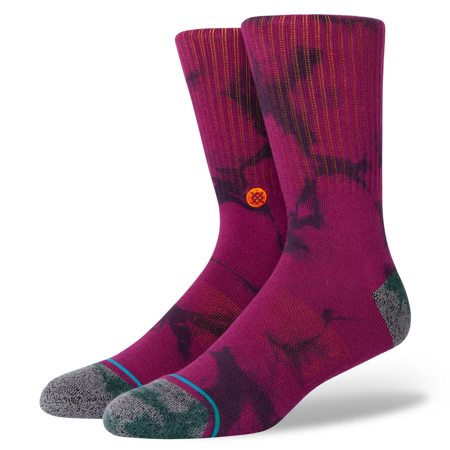 Stance Scarabaeus Tie Dye Socks Lg 9 -12 Purple Socks