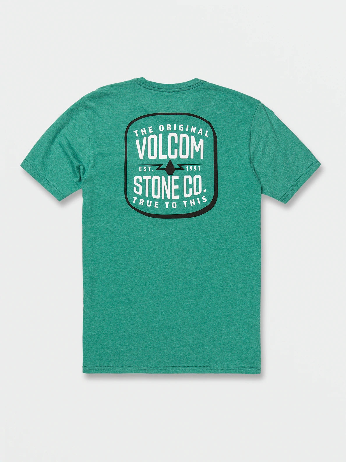 Volcom Carbide Pocket Men's SS Pocket Tee - Kelly Heather Mens T Shirt