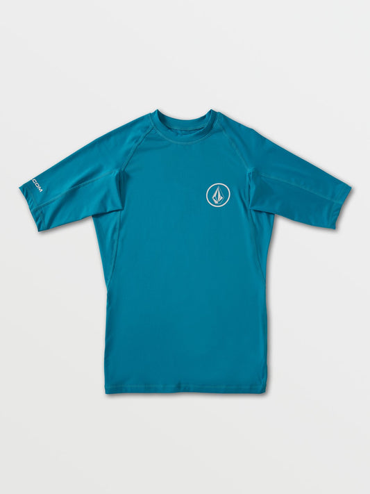 Volcom Lido Solid SS Rashguard- Barrier Reef