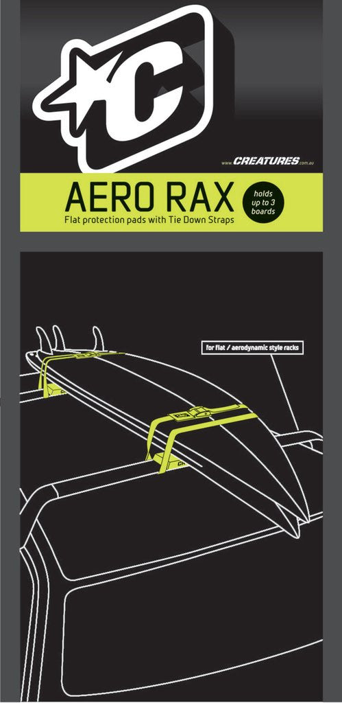 Creatures Of Leisure Aero Rax (1-3 Boards) Surfboard Racks - Black Car Rack