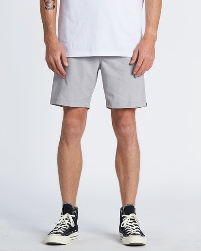 Billabong Surftrek Performance Walkshorts - Alloy Heather Mens Shorts