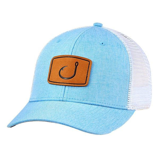 Avid Lay Day Trucker Hat - Blue Poly Chambray Mens Hat