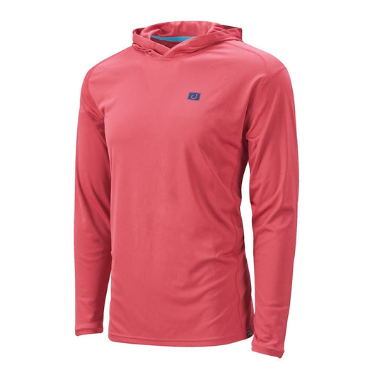 Avid Kinetic Hooded AVIDry 50+ UDF Sunshirt - Dark Coral Rashguard Sun Protection