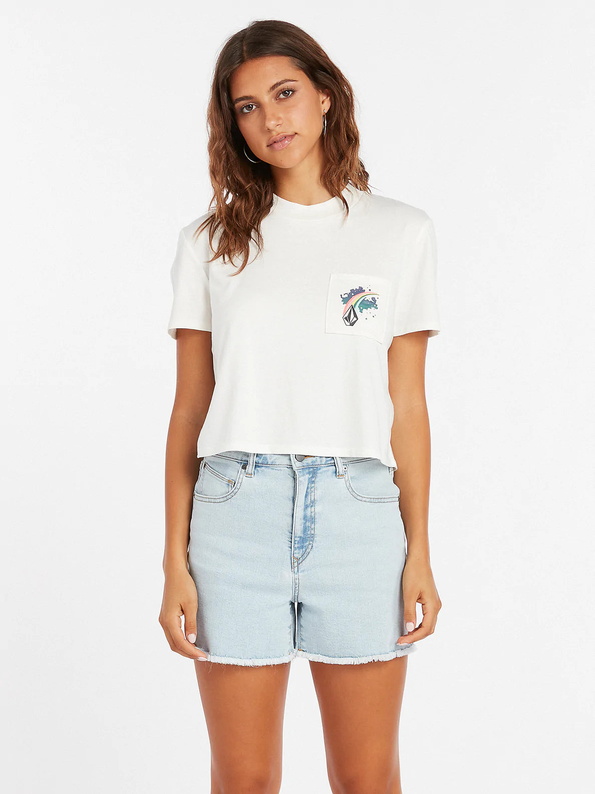 Volcom Pocket Dial T Shirt - AST Colors Womens T Shirt