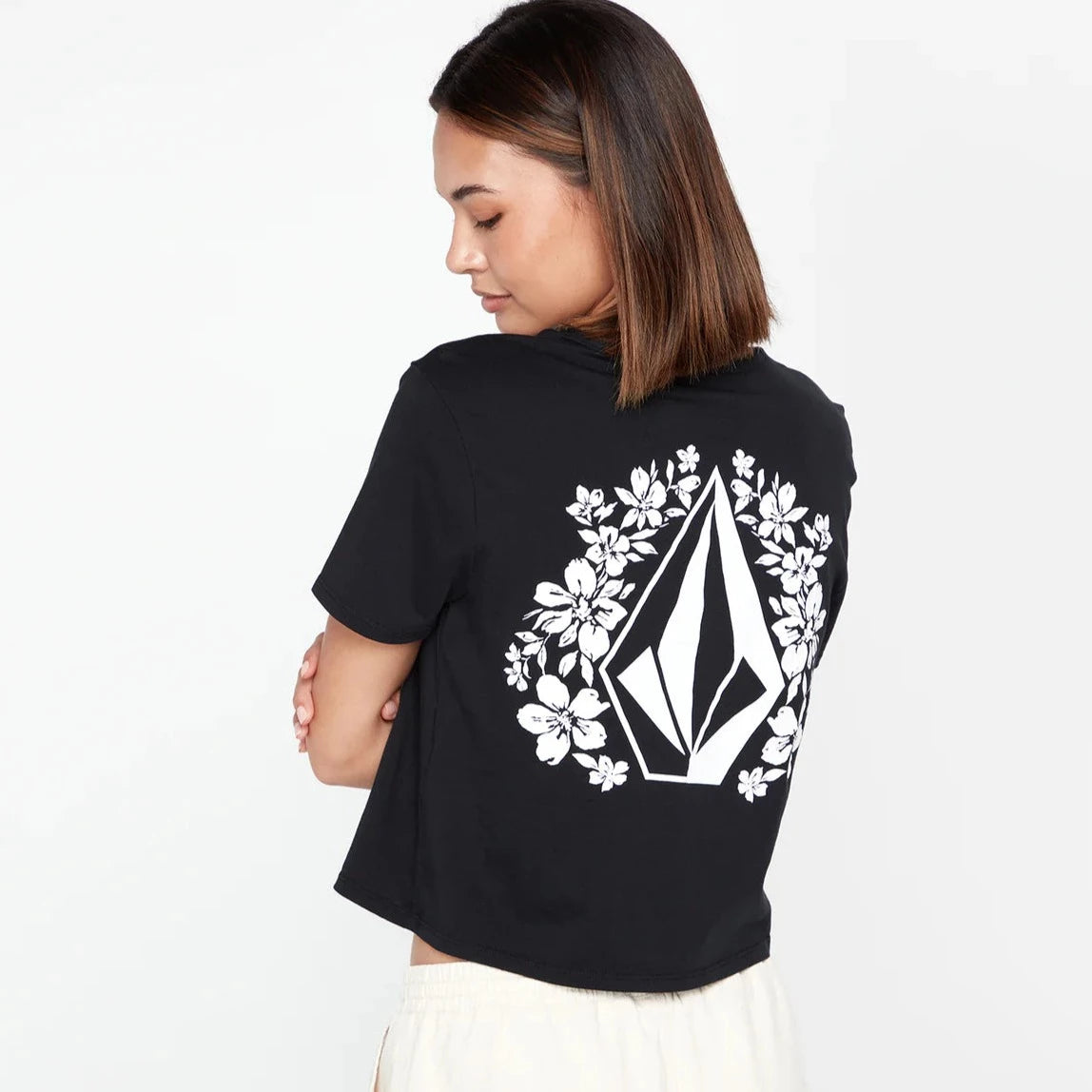 Volcom Pocket Dial T Shirt - Black Womens T Shirt
