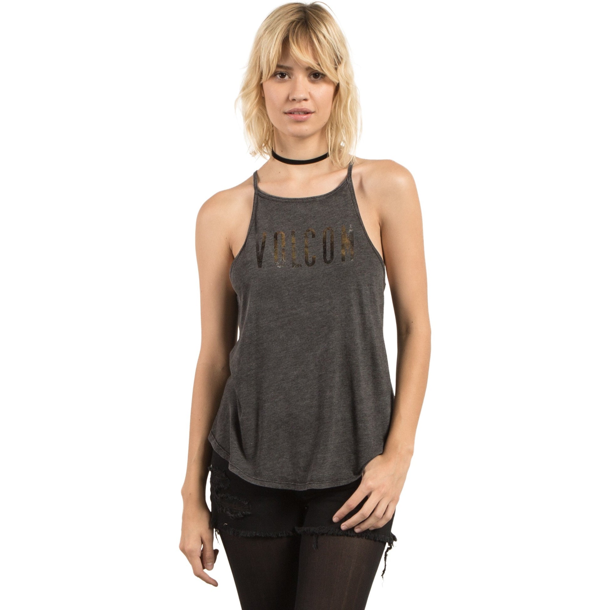 Volcom Stay Cosmic Tank - Black womens tank