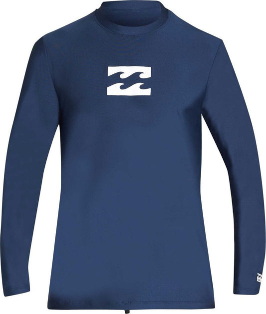 Billabong All Day Wave Loose Fit Long Sleeve Rashguard - AST COLORS Rashguard Sun Protection XL Nvy