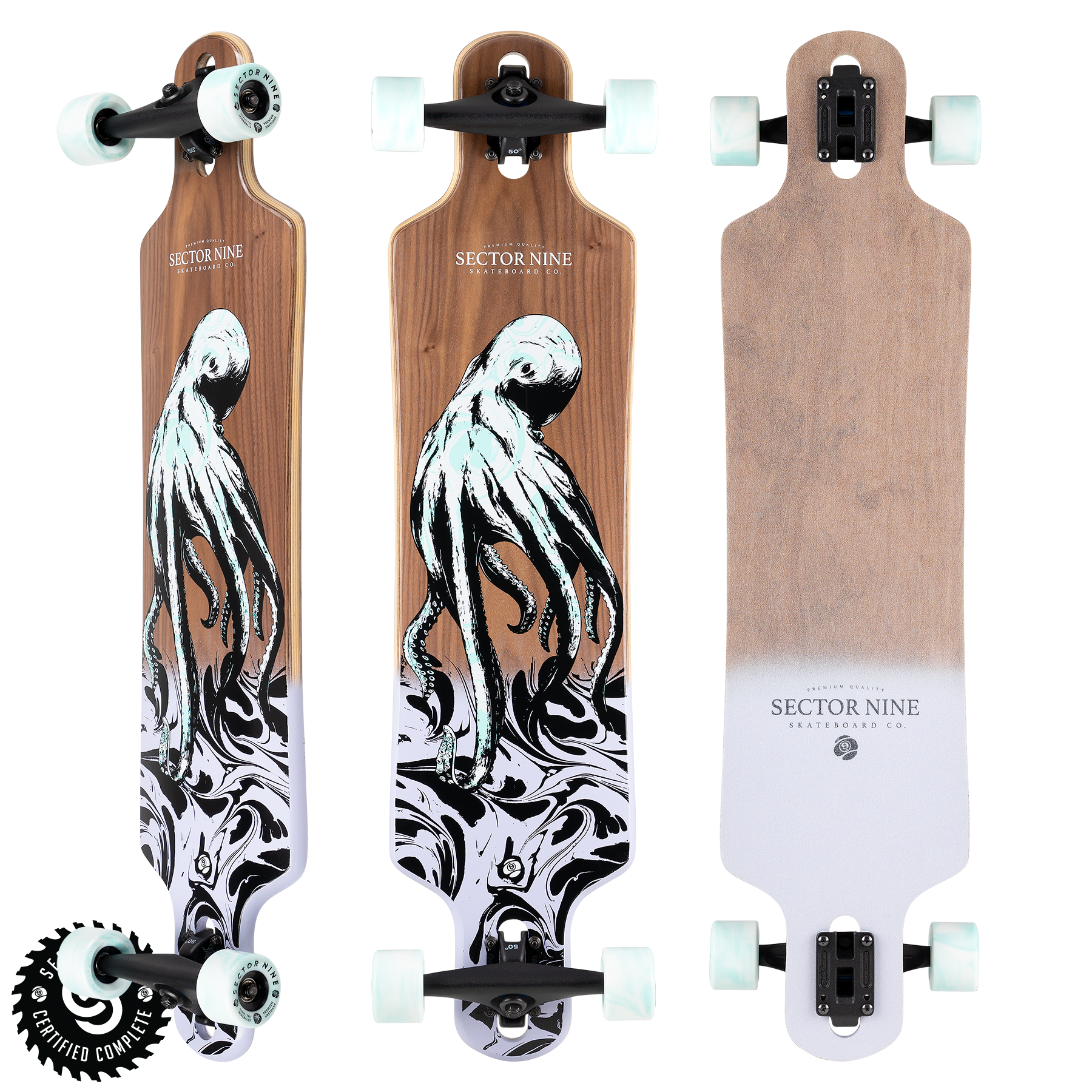 Sector 9 Bingtang Abyss Longboard Skateboard Complete Skateboard