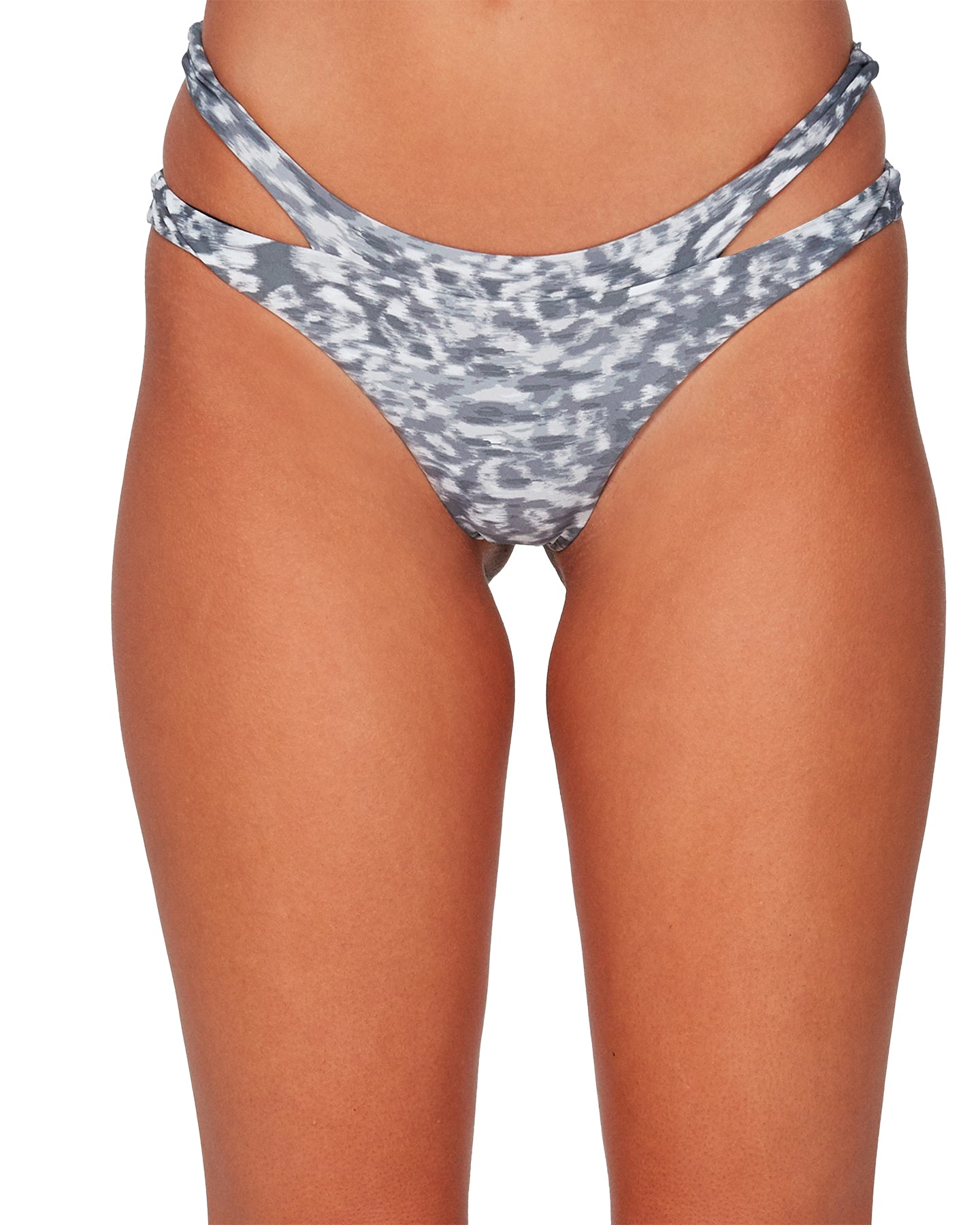 RVCA- LEOPARD HAZE CHEEKY BOTTOMS womens swimwear