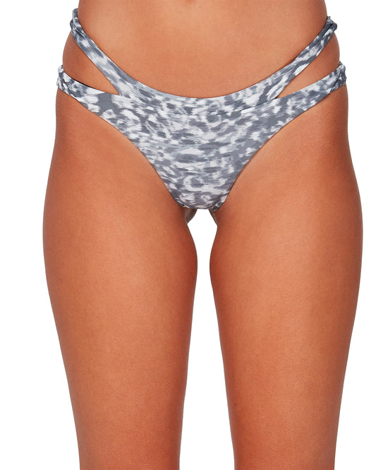 RVCA- LEOPARD HAZE CHEEKY BOTTOMS womens swimwear