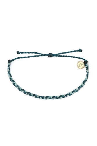Pura Vida Mini Braided Solid Bracelet - Blue Ocean Jewelry