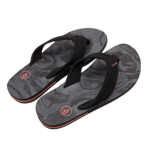 Volcom Victor Mens Sandal - Black Rinser Mens Footwear
