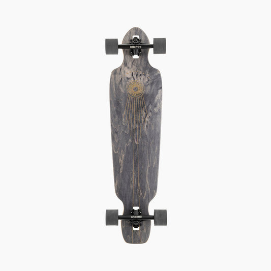 Landyachtz BATTLE AXE BLACK SPACE ROCK COMPLETE-9.4X38.2 Skateboard Skateboards