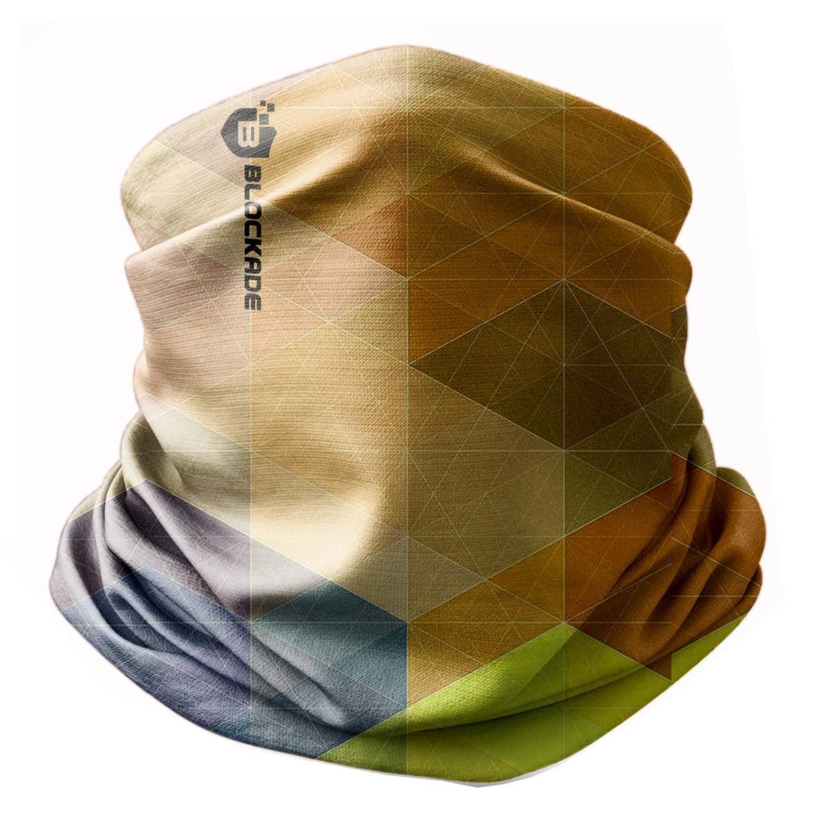 Blockade UPF Neck Gaiter - Geometric Gradient Yellow Neck Gaiter Geometric Gradient Yellow