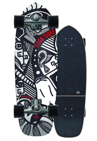Carver C7 Raw Yago Dora 33.75" Black Complete Skateboard Complete Skateboard