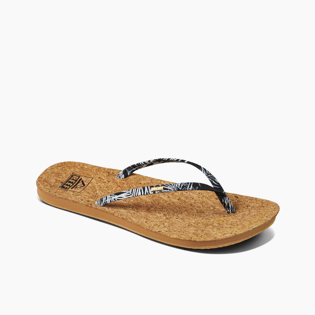 Reef Cushion Slim Cork Women's Sandals - Palmia Womens Footwear