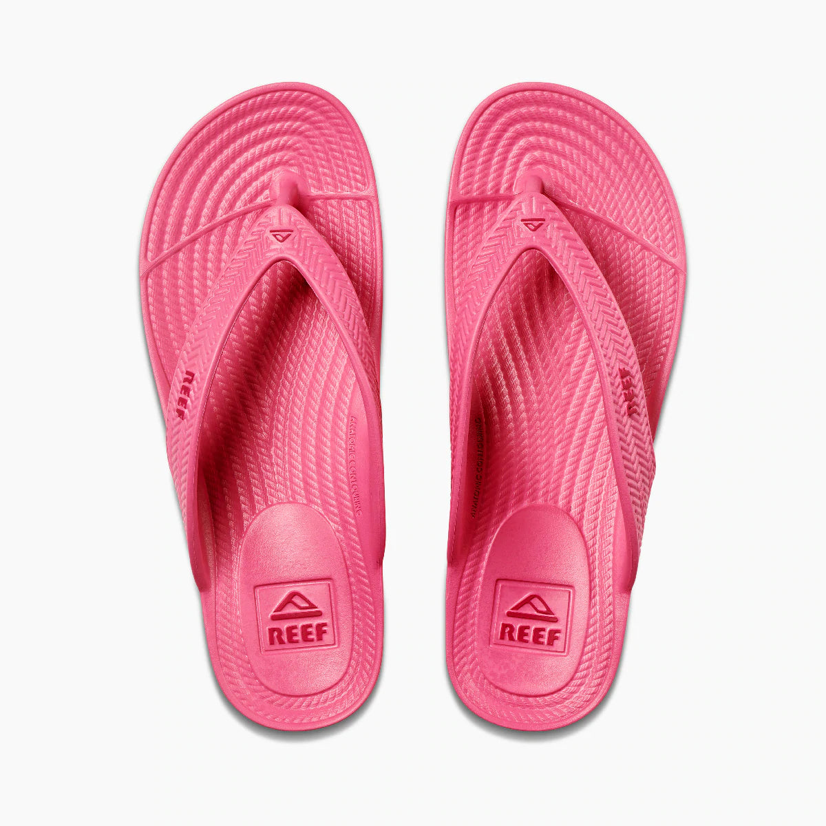 Pink reef shop flip flops