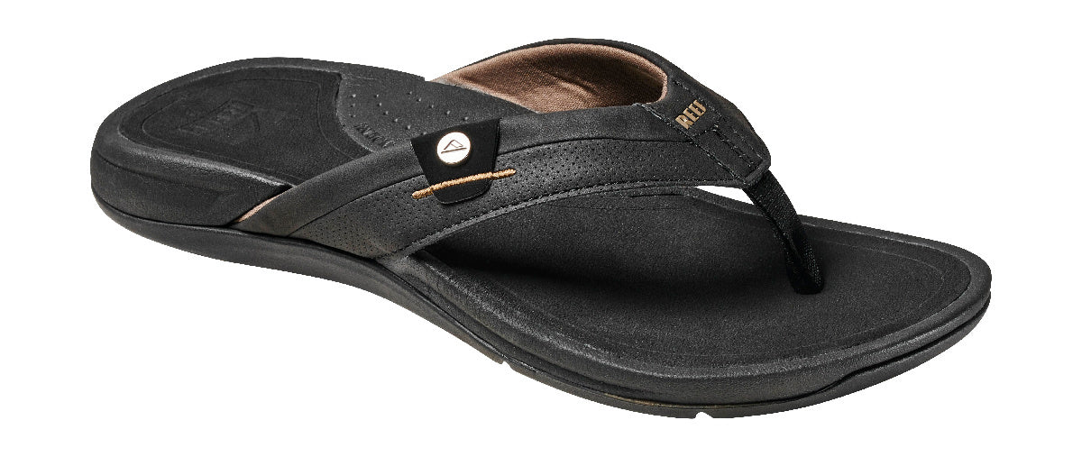 Reef Pacific Mens Sandal - Black Brown Mens Footwear