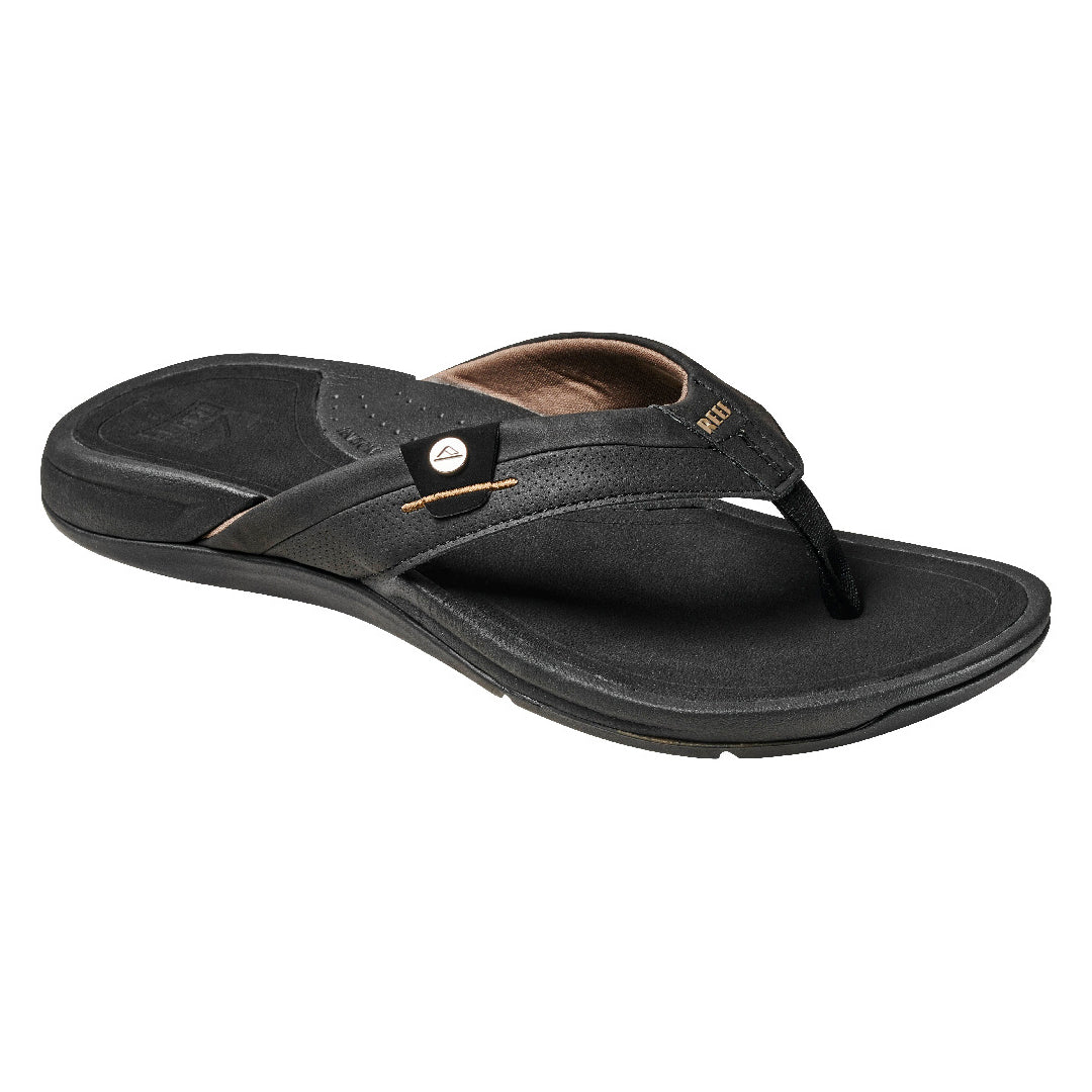 Reef Pacific Mens Sandal - Black Brown Mens Footwear