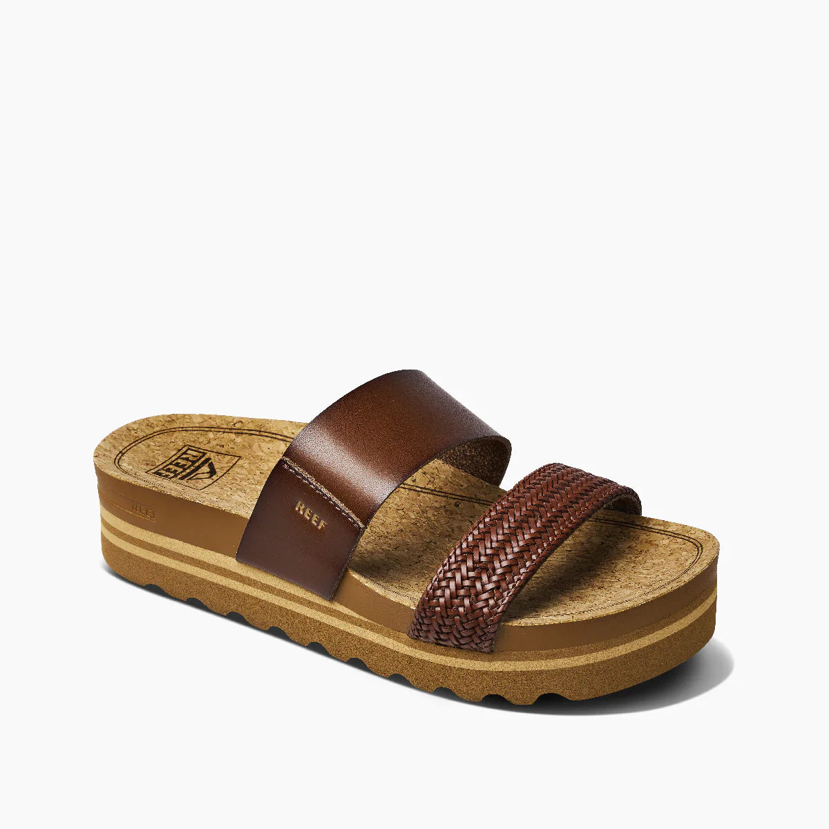 Reef Cushion Vista Hi Sandals - Chocolate Womens Footwear
