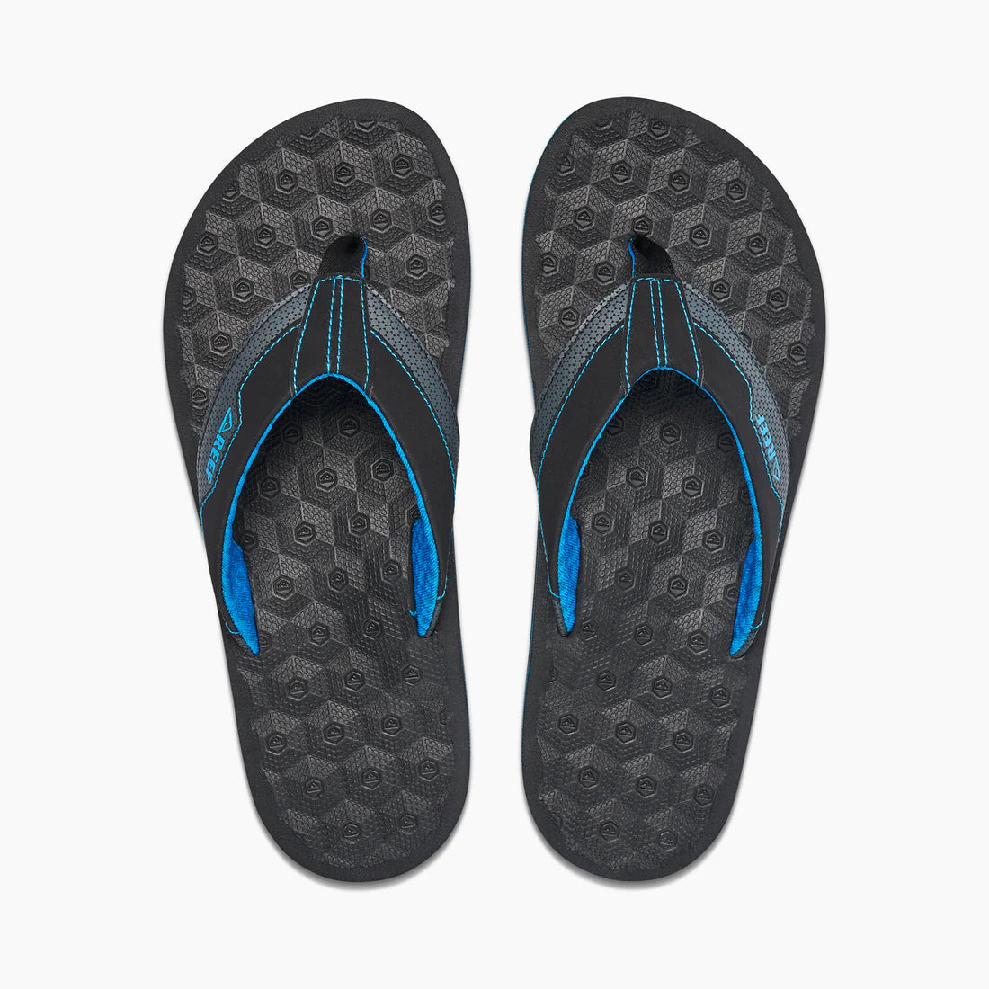 Reef The Ripper Water Friendly Mens Sandal - Black / blue Mens Footwear