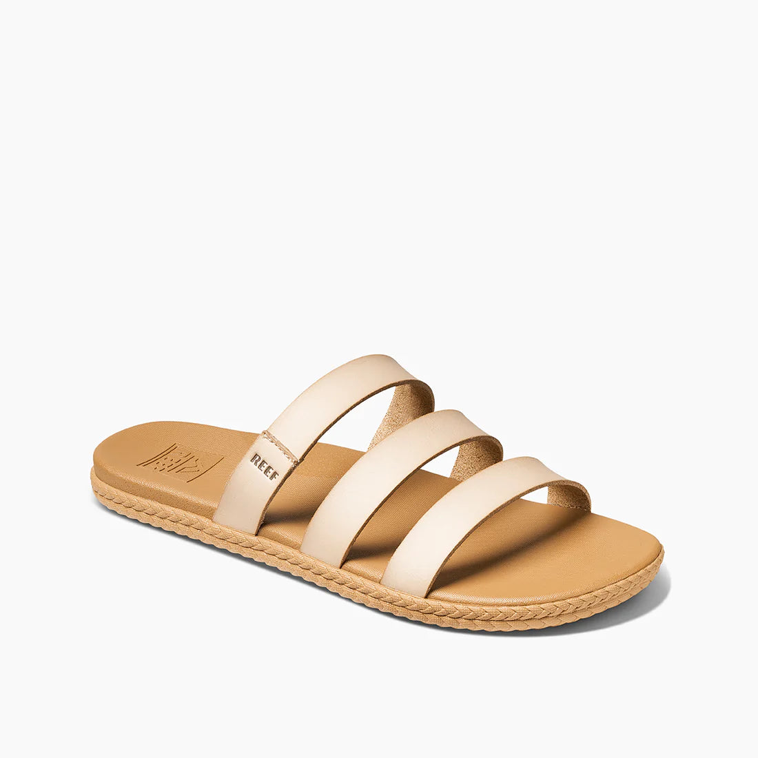 Reef Cushion Ruby Women's Slide Sandals - Seashell Womens Footwear