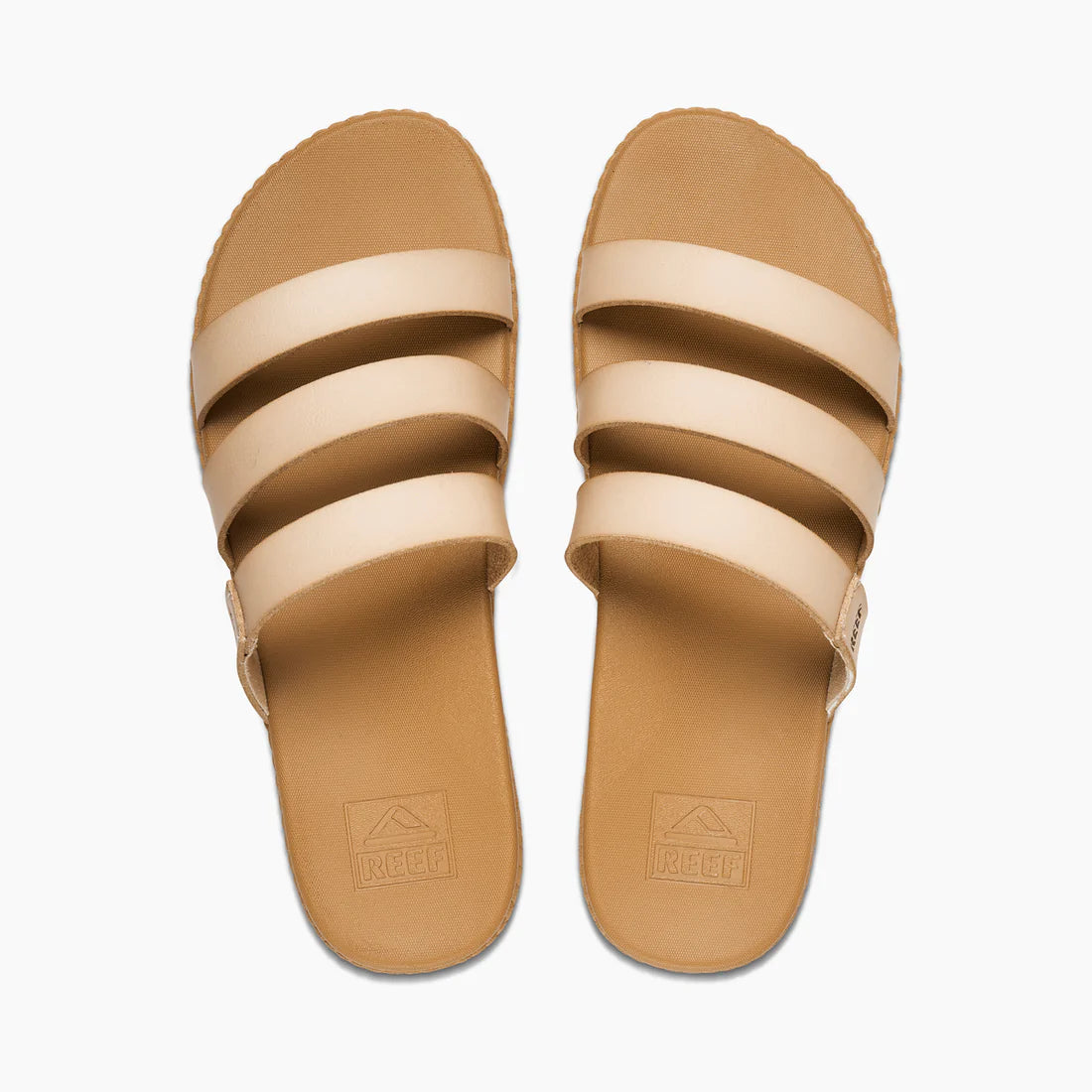 Reef Cushion Ruby Women's Slide Sandals - Seashell Womens Footwear