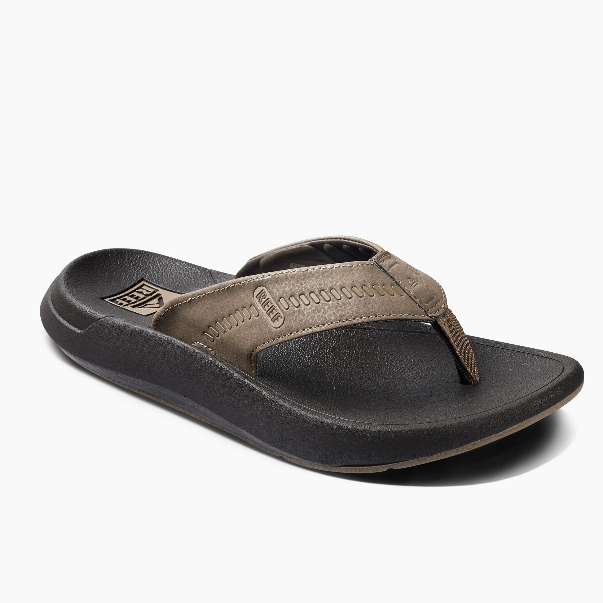 Reef Swellsole Cruiser Super Cushion Sandals - Brown Tan Mens Footwear