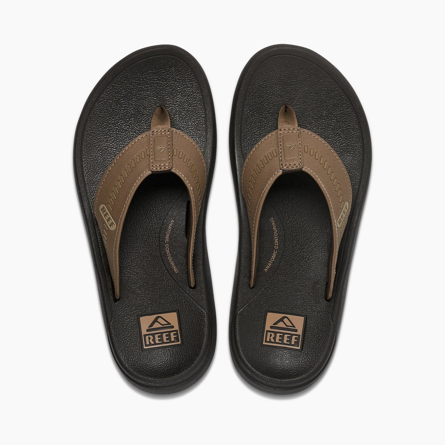 Reef Swellsole Cruiser Super Cushion Sandals - Brown Tan Mens Footwear