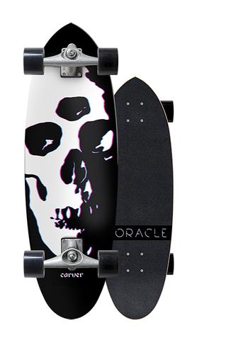 Carver Oracle 31" Skateboard CX Raw Trucks Longboard Complete