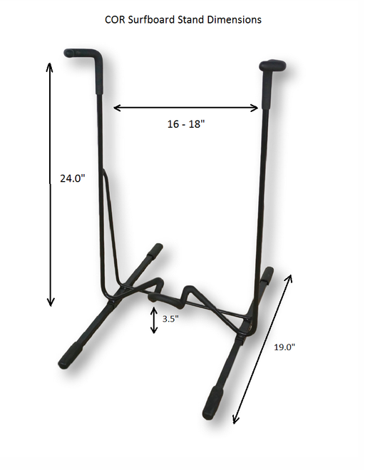 COR Freestanding Surfboard Rack