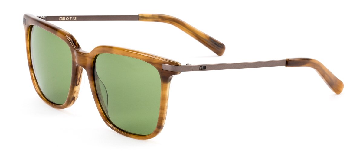 Otis Crossroads Desert Smoke Green Polar Mineral Glass Sunglasses