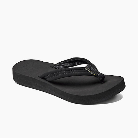 Reef Cushion Breeze Black Black Womens Sandal Womens Footwear