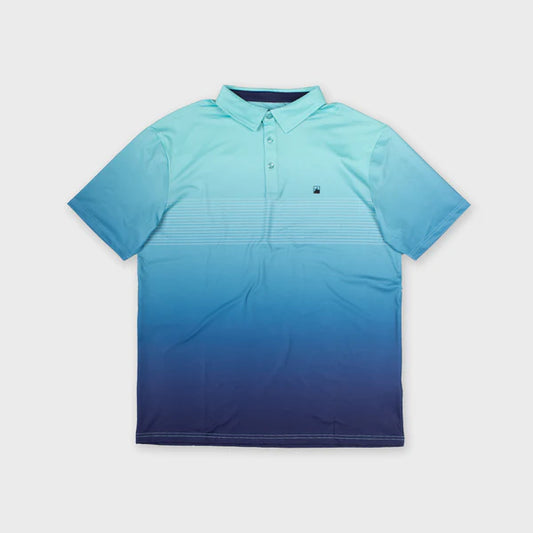 Flomotion Cabana Men's Polo Shirt - Blue Fade Mens Woven Shirt