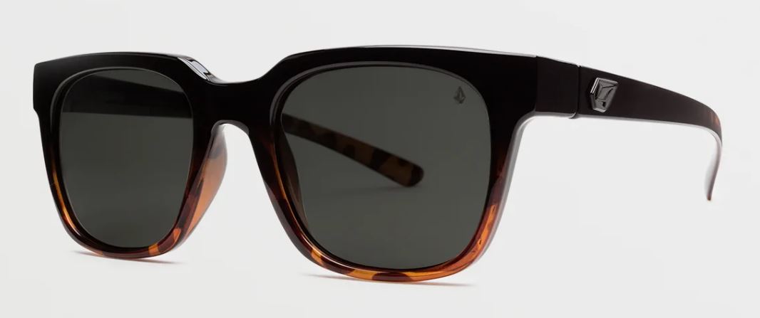 Volcom Morph Sunglasses - AST Colors Sunglasses Gloss Darkside Gray Polarized