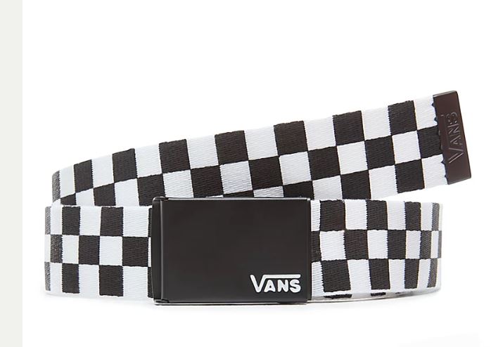 Vans Deppster Checkerboard Belt - Black White belt