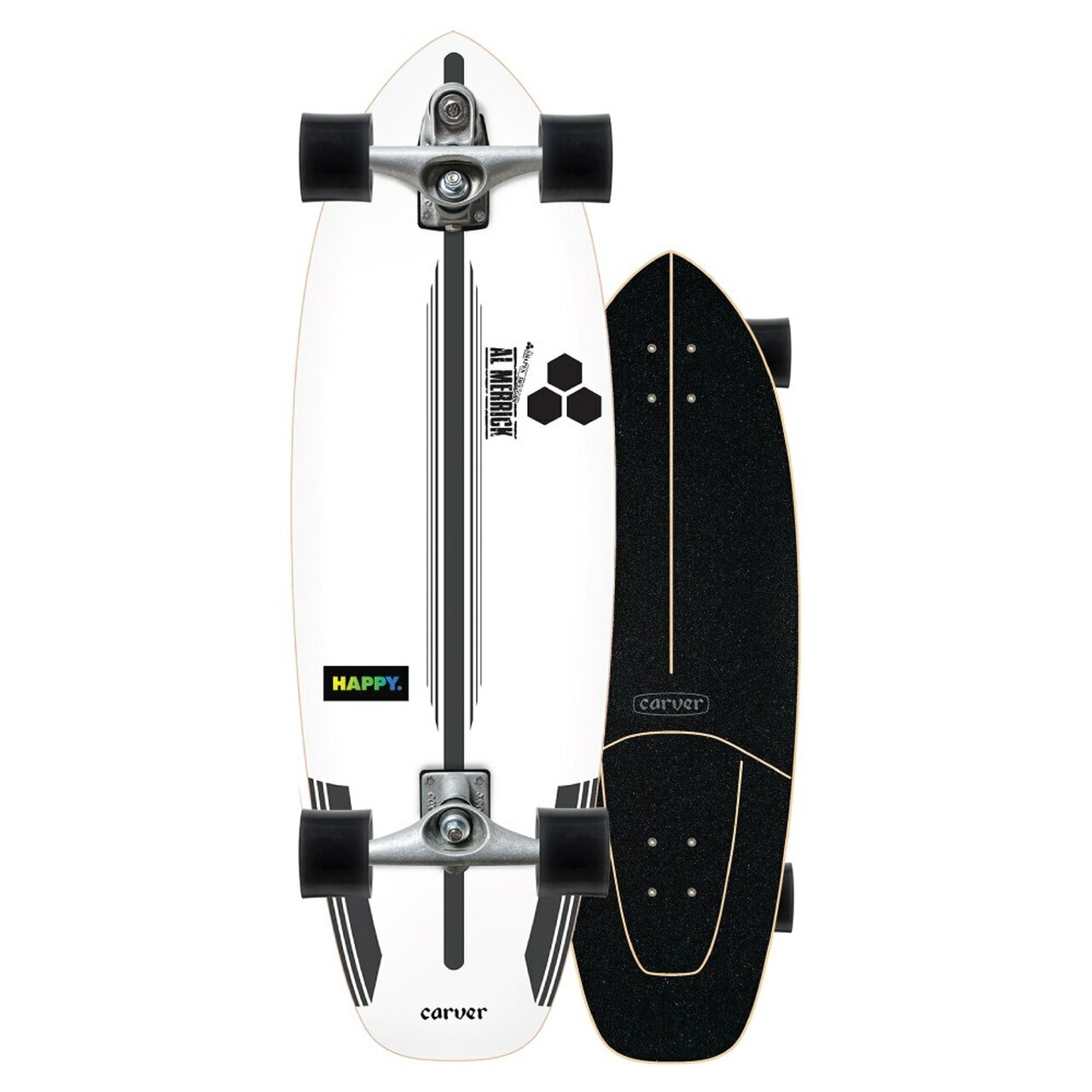 Carver CI Happy 30.75 Skateboard C7 Trucks - Raw Complete Skateboard