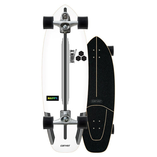 Carver CI Happy 30.75 Skateboard C7 Trucks - Raw Complete Skateboard